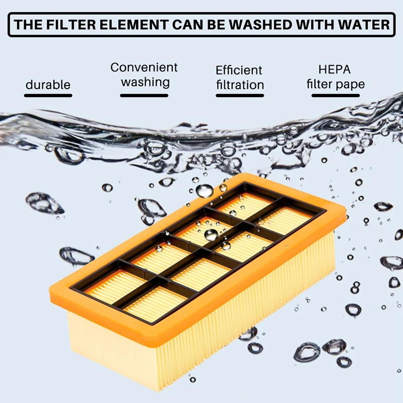 Replacements HEPA Filter For Karcher 6.415-953.0 AD 3.000 AD 3.200 Dust Cleaning Filter Accessories Vacuum Cleaner