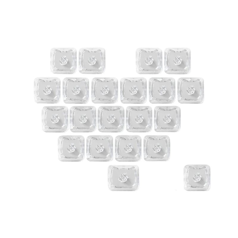 

Creative Kitten Pattern Keyboards Keycaps In Soft Clear Color With Heart Pattern Widely Fit For Mechanical Keyboards