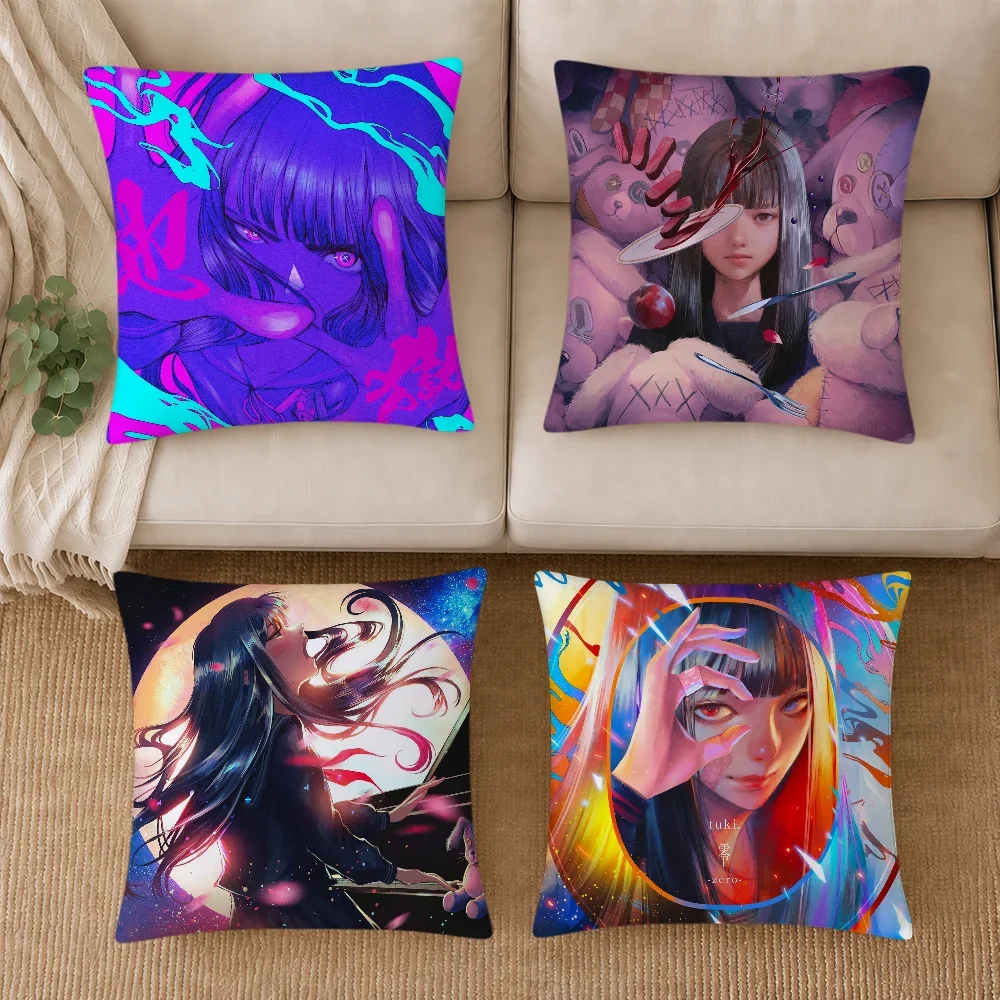 T-Tuki Singer cushion cover Double Sided soft Pillowcase hogar Sofa Living Room Home bed Decor pillowcovers Gift