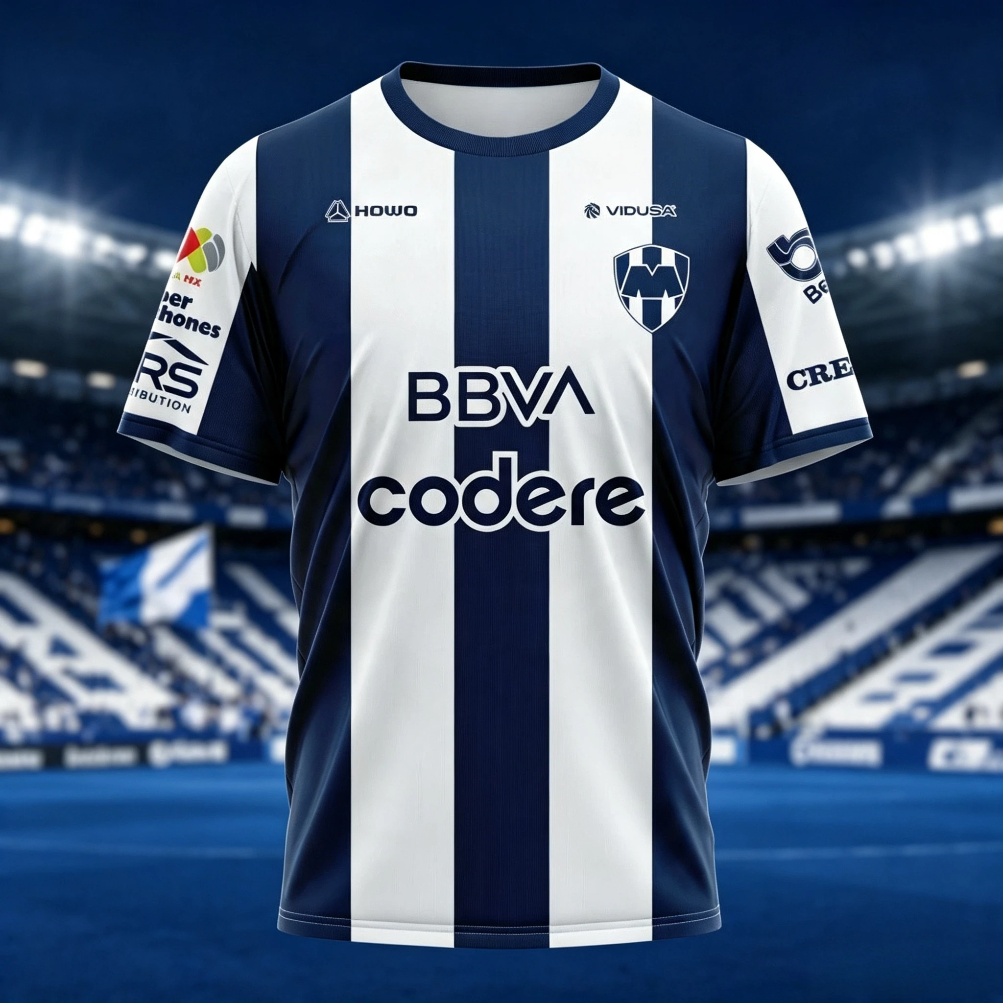 Men'S Fashion Monterrey - Camisa de Futebol do México Monterrey