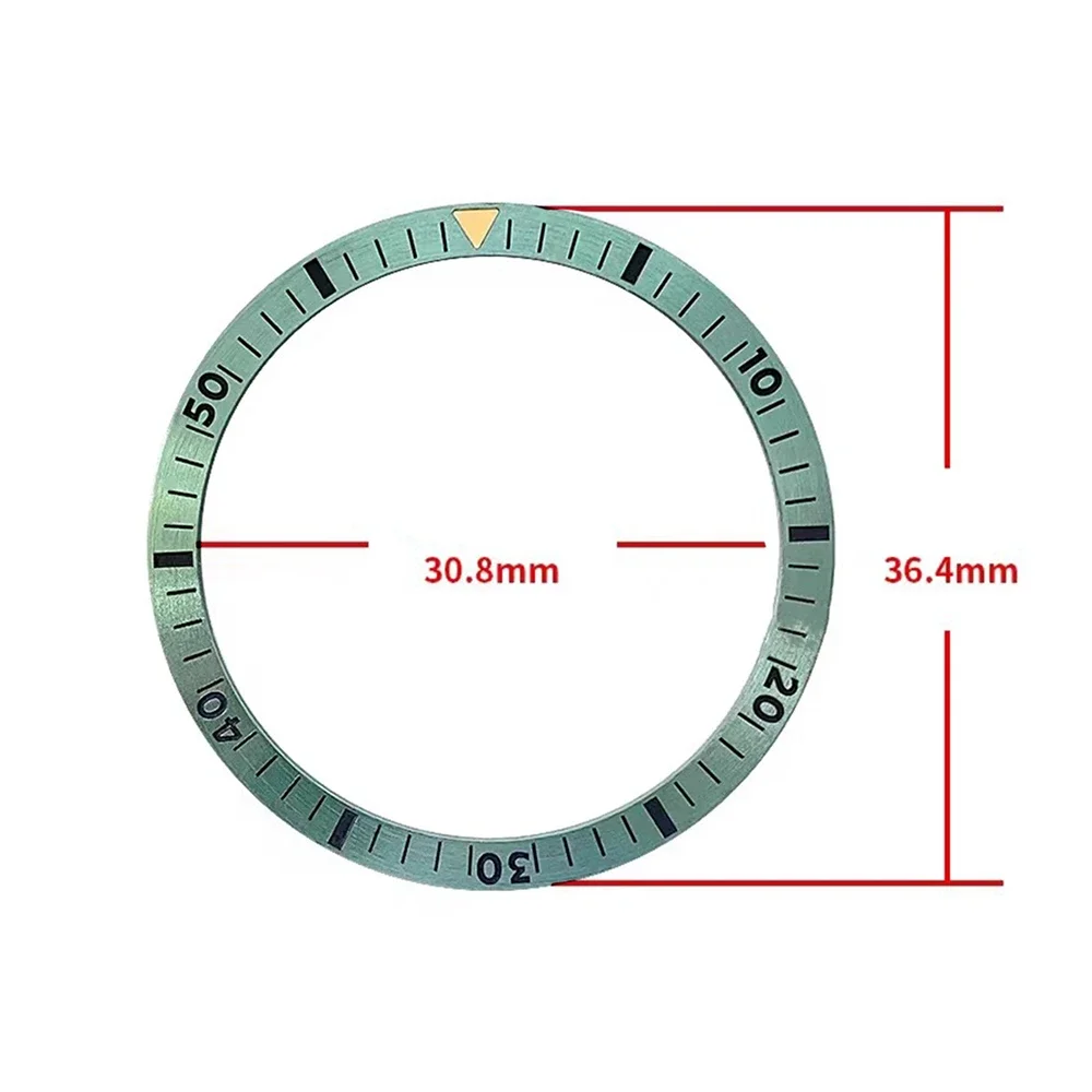 36.4mm 30.8mm bezels นาฬิกาอลูมิเนียมผู้ชายอุปกรณ์เสริมนาฬิกากลไกขนาดแหวนเปลี่ยนปากใหม่ DIY