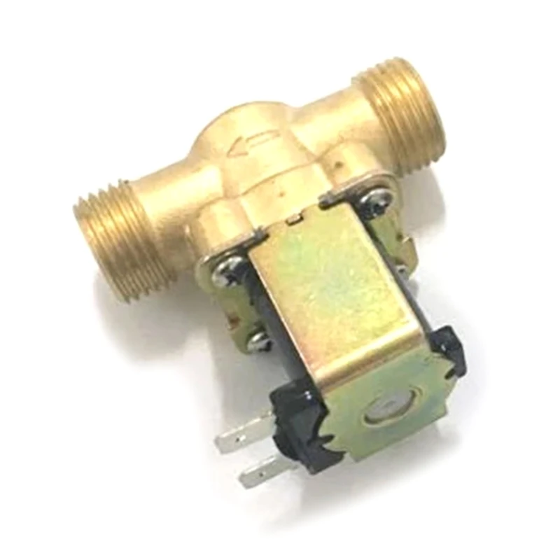 

Compact Electric Solenoid Brass G1/2'' Thread DC12/24V AC220V Normally Closed Suitable for Water Heater Dropshipping