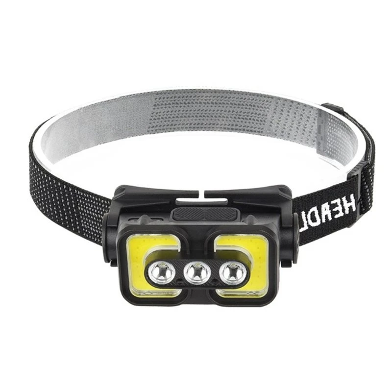 WORTHOWN-Adjustable Waterproof Head Lamps With Motion Sensor LED Headlight For Outdoor Camping Running Fishing