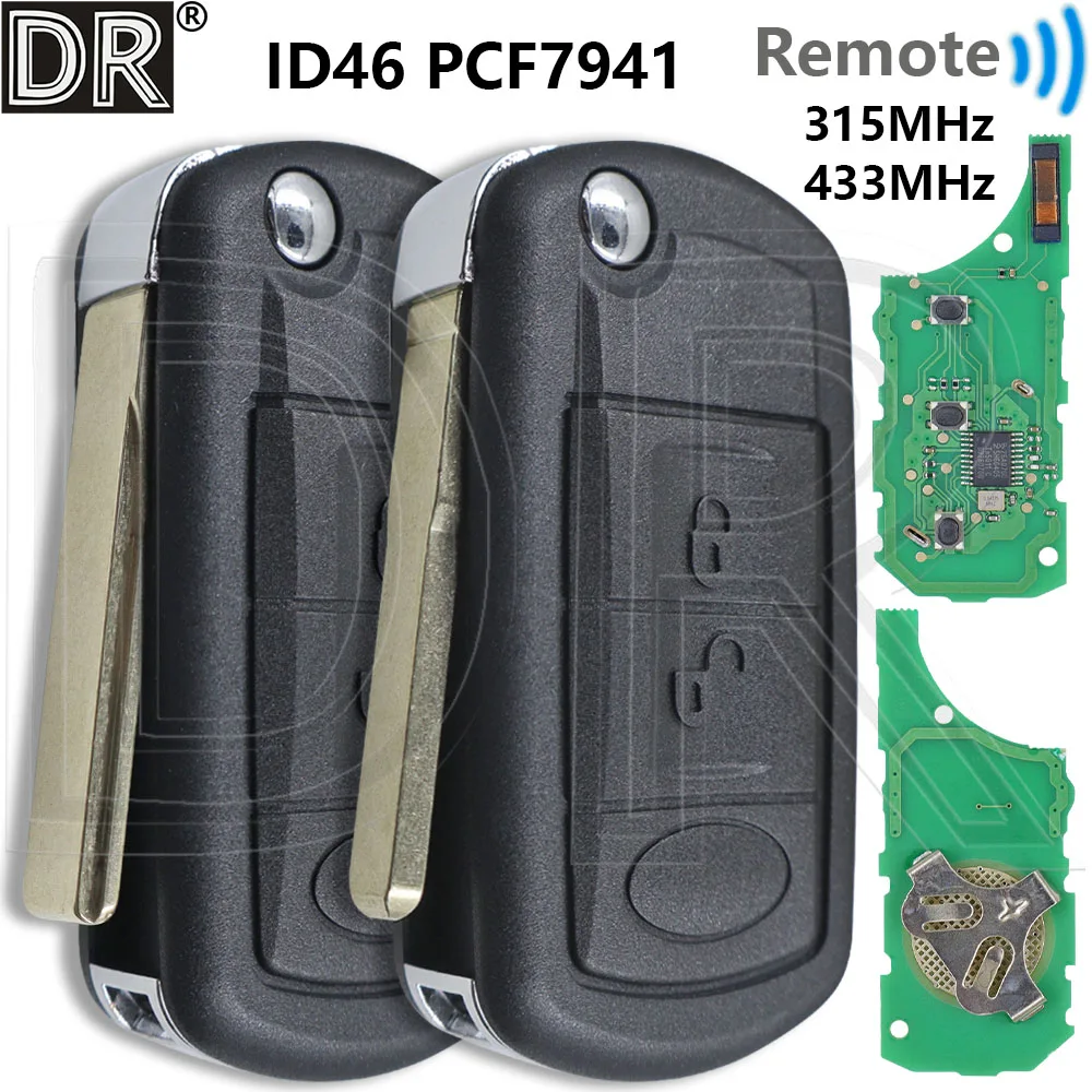 

Отличный чип ID46 PCF7941, 315/433 МГц, NT8-15K6014CFFTXA, автомобильный пульт дистанционного управления, умный ключ для Land Rover Range Rover Sport Discovery 3