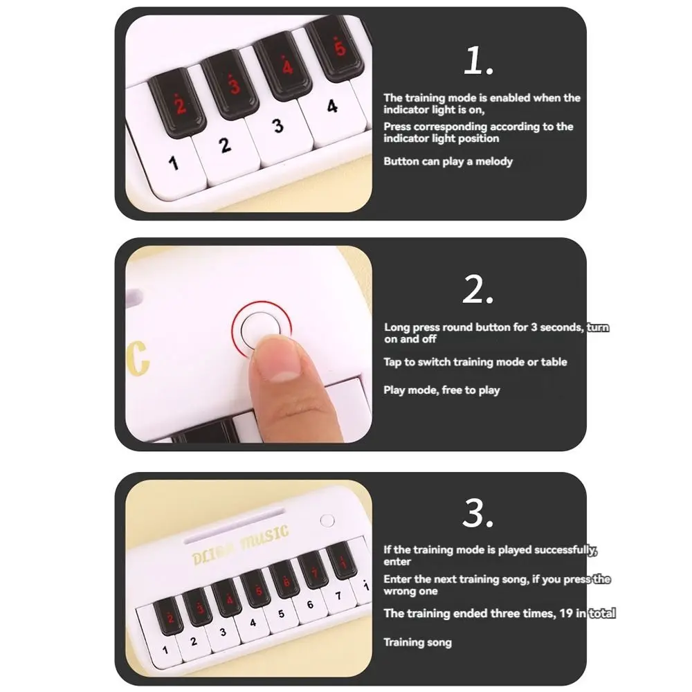 Early Education Mini Electric Keyboard Learning Music Electronic Organ Electronic Musical Toys Interactive Multifunctional