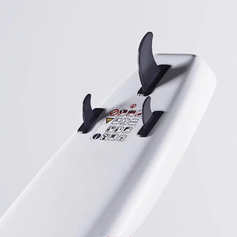 4 Zoll Abnehmbare SUP-Finne, Einzelne Mittelfinne mit Verriegelungsclip für Aufblasbare Paddle Boards – Detail 5
