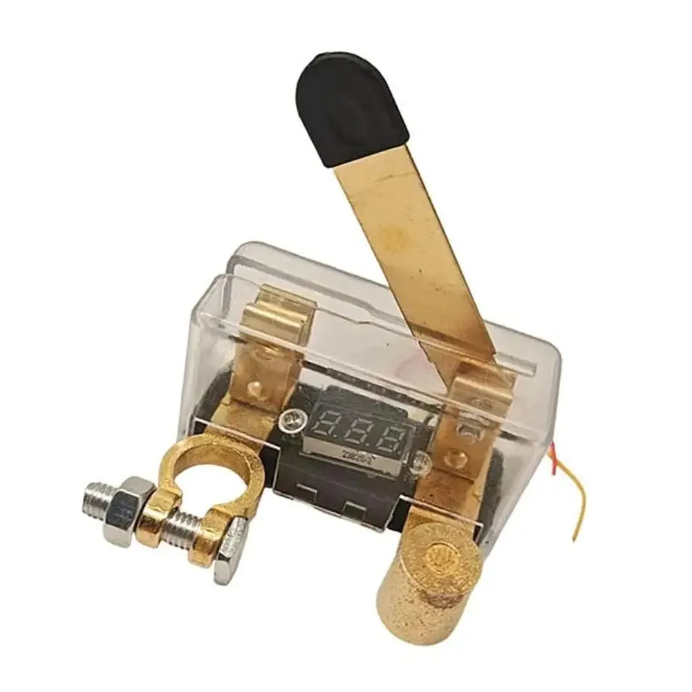 

Выключатель аккумулятора со встроенным цифровым дисплеем для автомобилей, кемперов и морских автомобилей 12 В, 24 В, с защитой от пыли и влаги