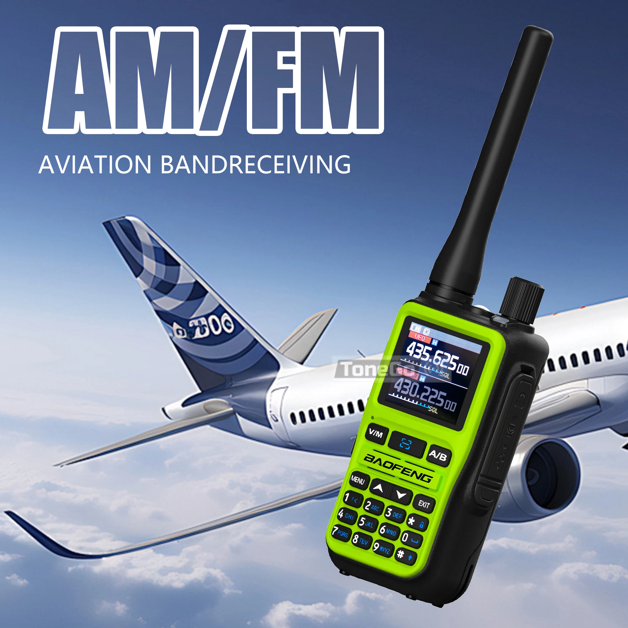 Baofeng 5R-Mini لاسلكي تخاطب راديو محمول بلوتوث برمجة نسخة تردد AM FM المزدوج PTT الارسال للأسطول اللوجستية