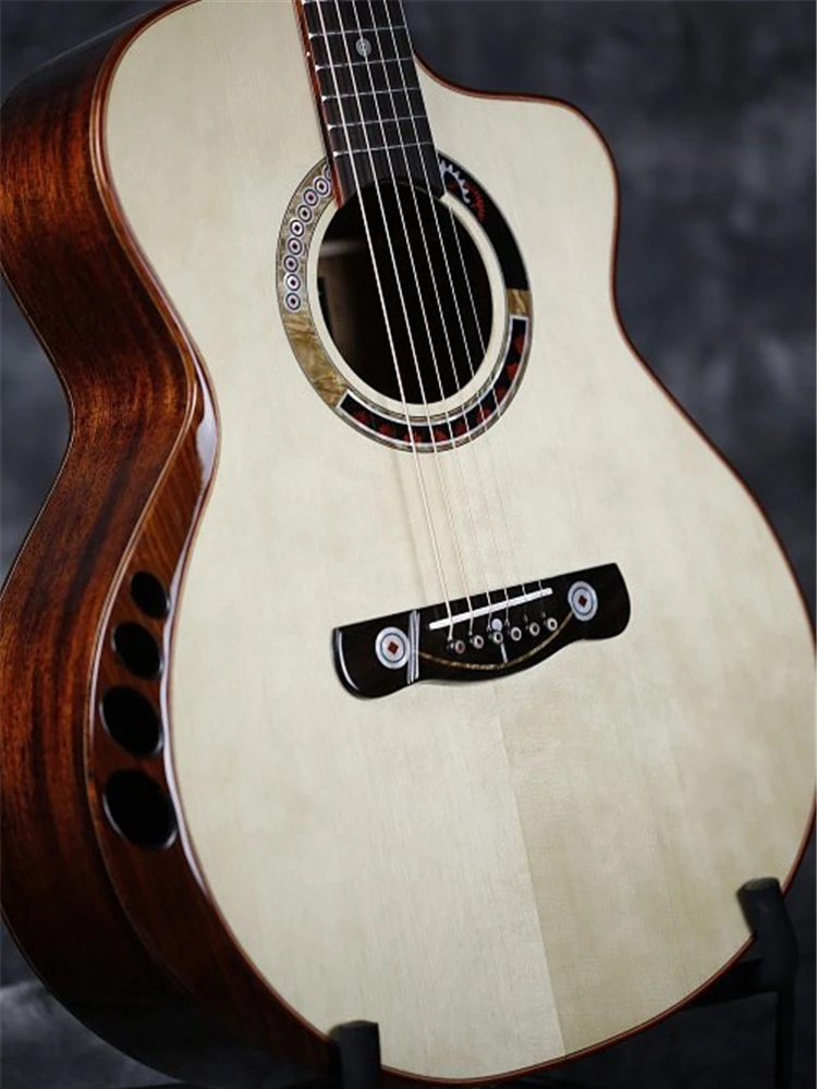 41 inch full solid wood acoustic guitar