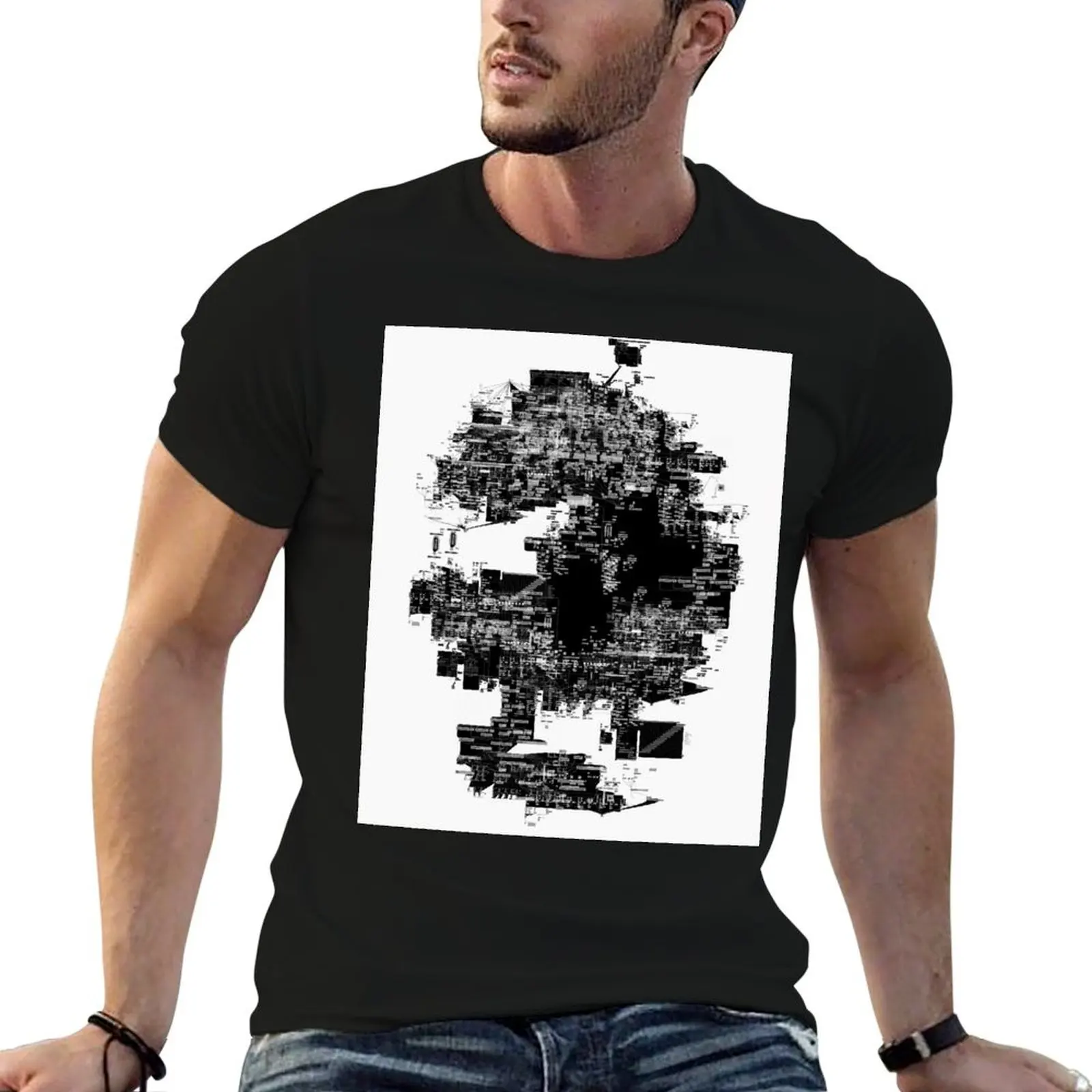 

Skull Max/MSP patch No1 T-Shirt t shirts for man pack white man t shirt heavy cotton t shirts for man cotton soft T-Shirt