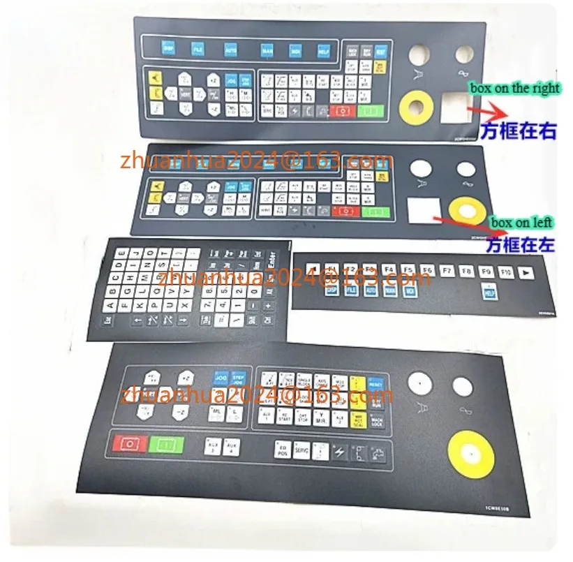 

For Chmer EDM Machine CW-530F Use Push-button Panel Set,key Film,numeric Film,F Key Film. Edm Button Film