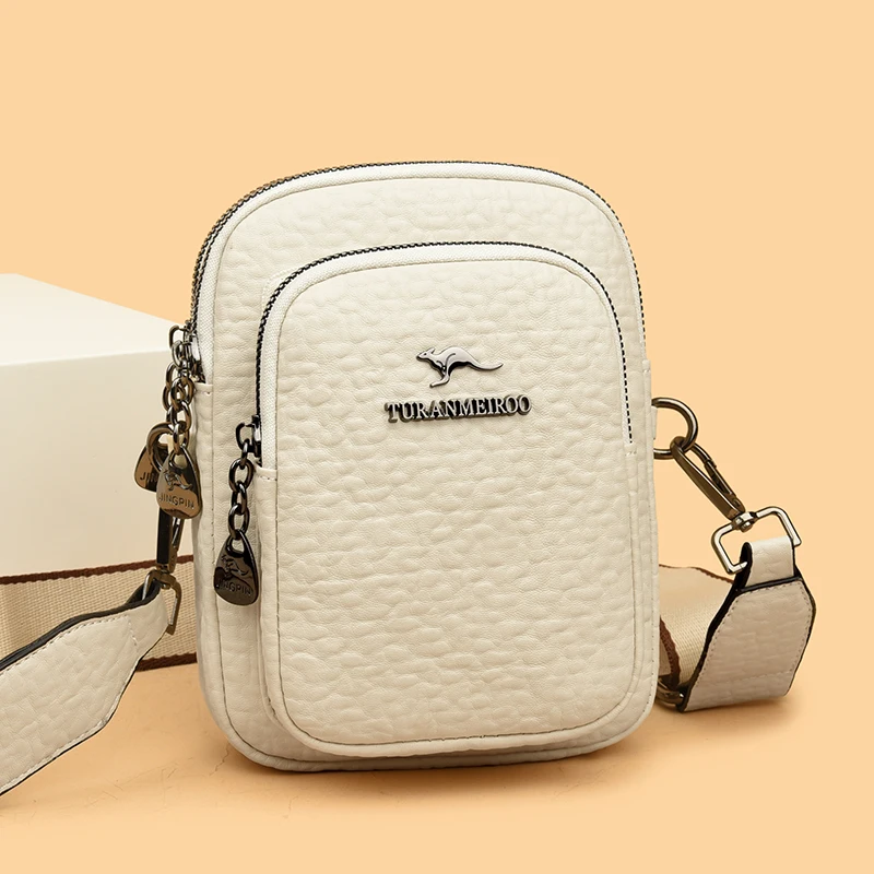 

Женская кожаная сумка с множеством карманов и верхней ручкой, роскошные дизайнерские женские сумки через плечо, брендовые женские сумки через плечо