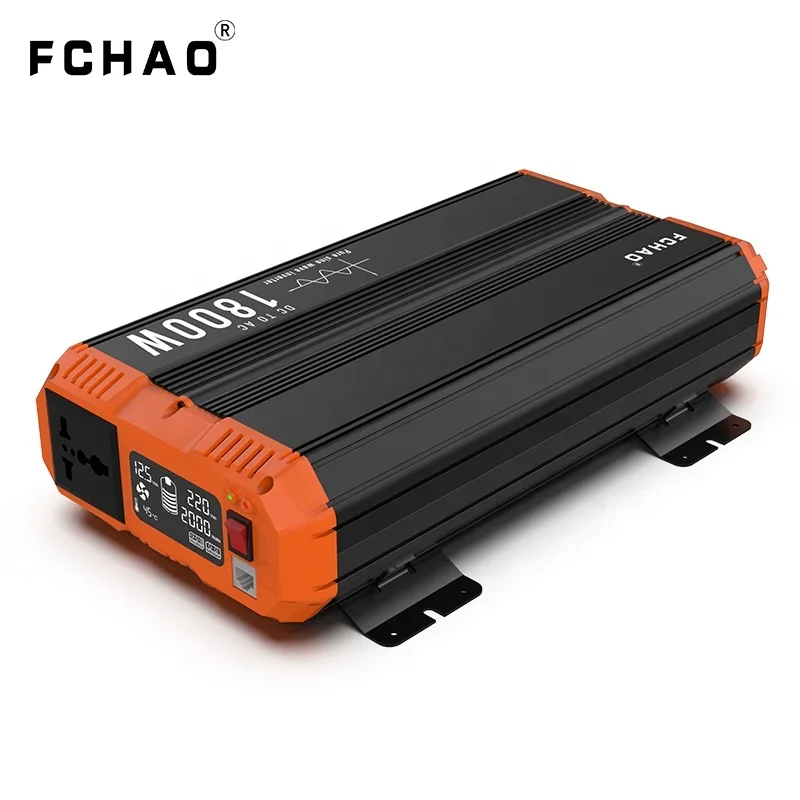 FCHAO 1800W Inverter solare a onda sinusoidale pura da cc a ca Inverter 12V 24V 48V scheda Inverter con telecomando per auto RV domestica