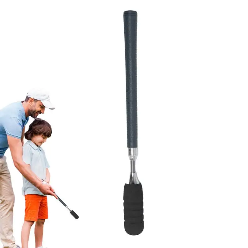 Golf Swing Trainer Stick Stretchable Swing Training Device Retractable & Telescopic Practice Stick Sound-Emitting Telescopic