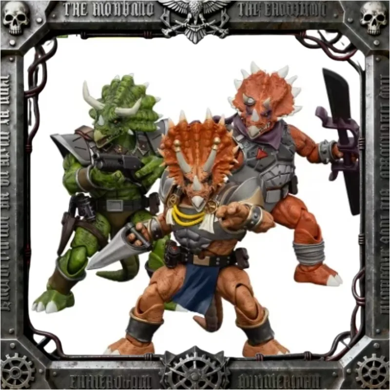 

Фигурки JOYTOY 1/18 TMNT-Капитан Zorax Adjutant Zork Triceraton Infantryman, коллекционные модели, классические игрушки