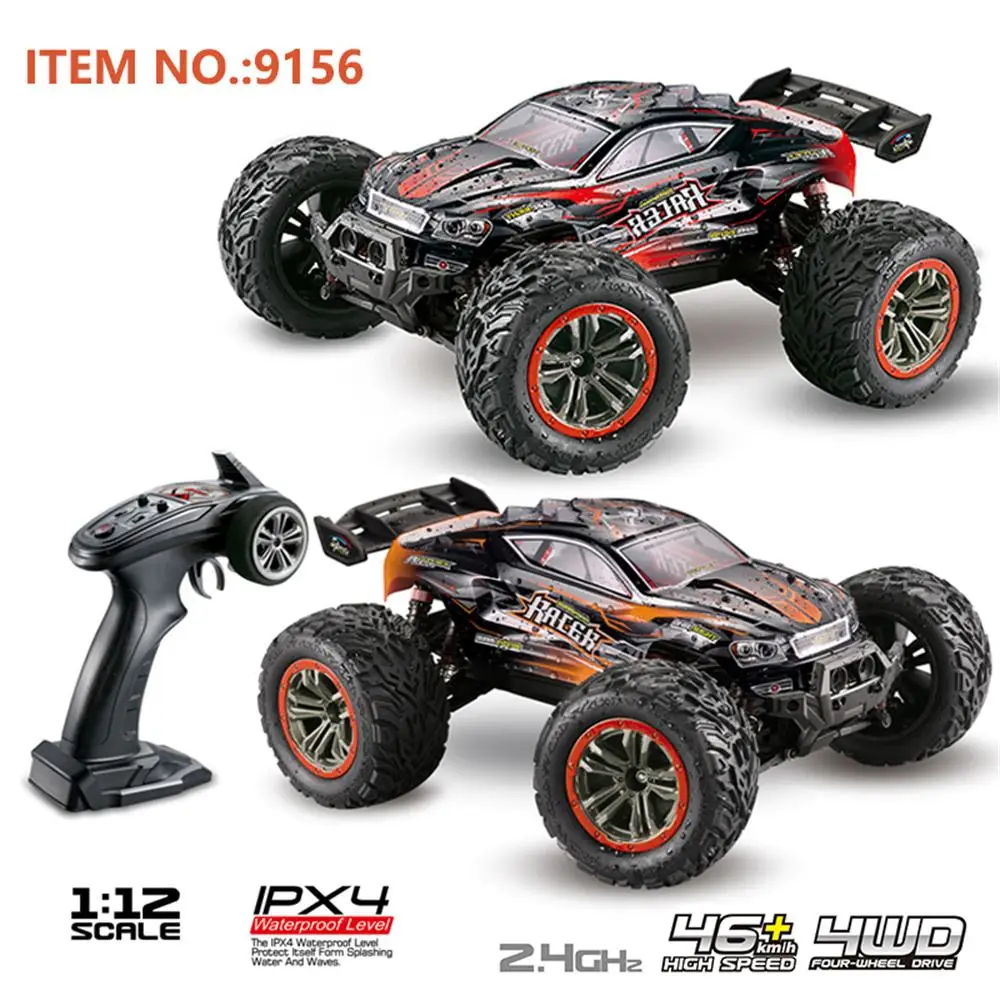 Xinlehong XLH 9156 RTR 1/12 2.4G 4WD 45km/h RC Car Off-Road Truck High Speed Racing Monster Remote Control Vehicles Models Toys