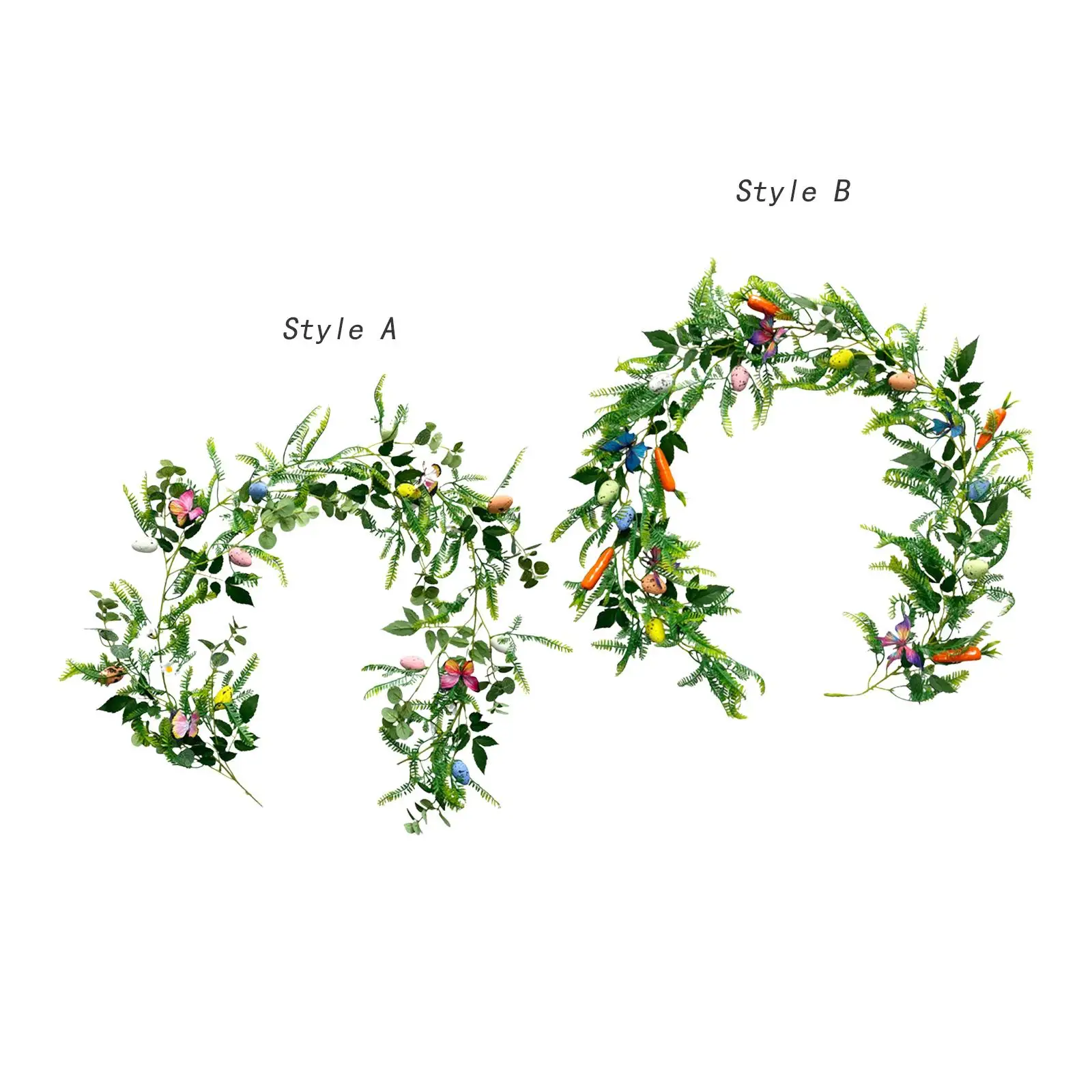 Easter Garland Seasonal Decoration Greenery Garland for Mantle Holiday Home