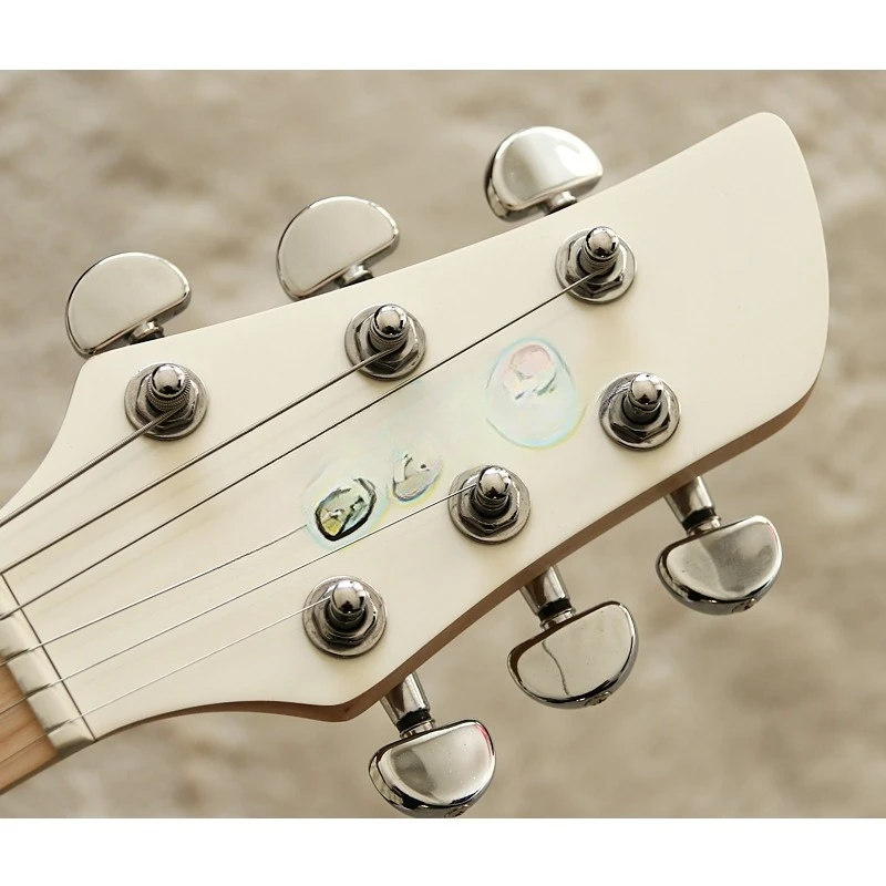 High-value cream beginner entry genuine maple electric guitar