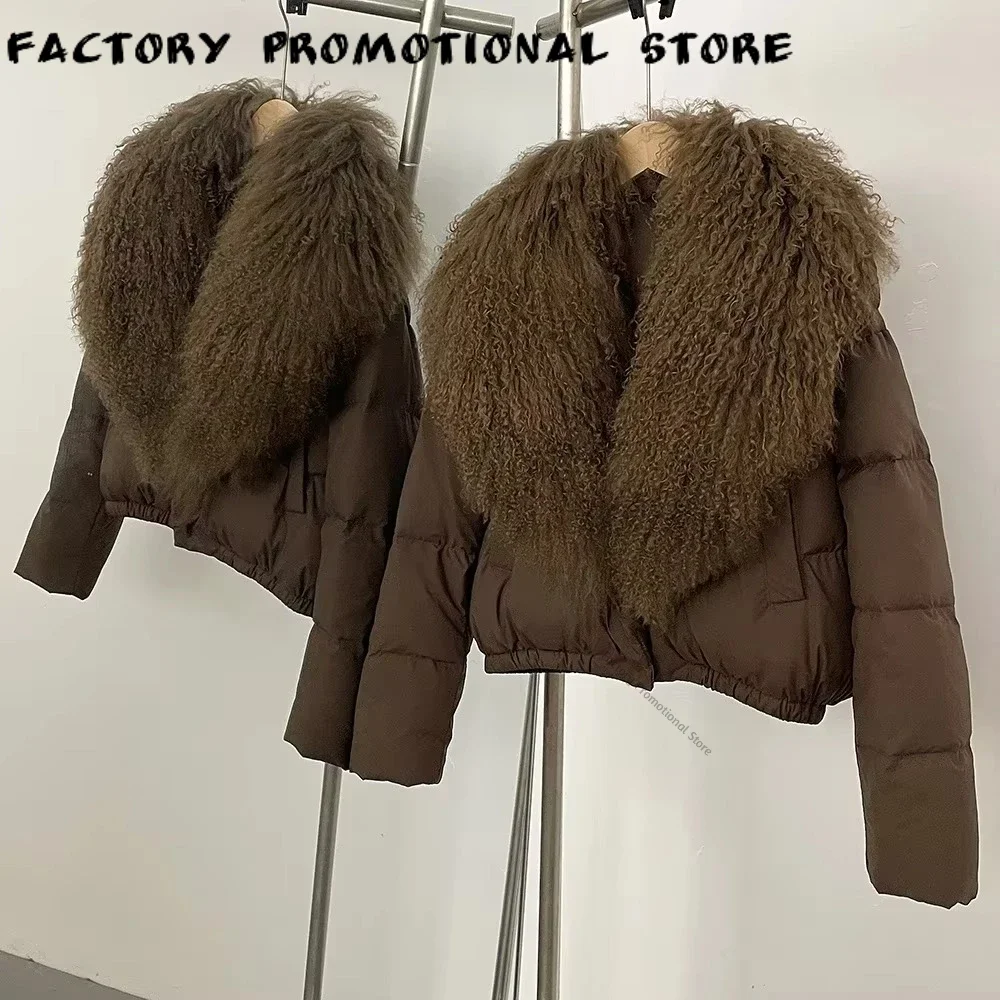 Chic Female Transitional Season short Jacket Luxury Padded Lightweight Puffer Outerwear Warm Women Coat Daily City Fashion Wear