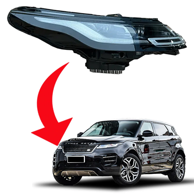

For Land Rover Aurora 2020-2025 New Model LED Headlights 8000k Color Temperature 24v Voltage Replacement for Repair