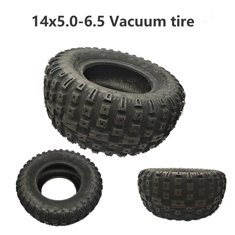 Ban skuter listrik 14 inci kualitas tinggi 14x5.0-6.5 vakum 130/70-6 off-road