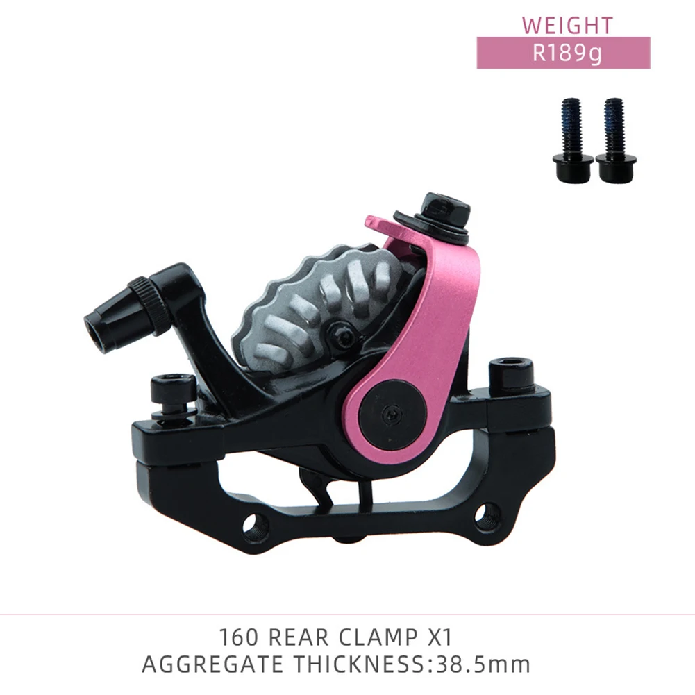 Dual-piston Brake Double Piston Caliper For Ebike For Scooter Aluminum Alloy Braking Effect Doubled Dual-piston Drive