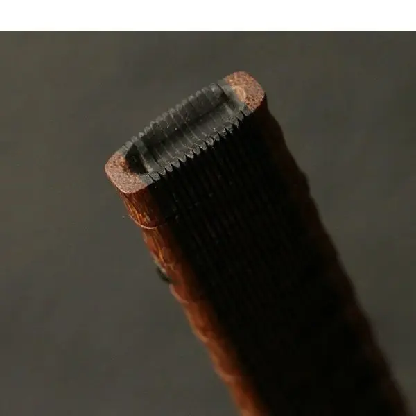 Seiko Knuckle Ebony Bone Folding Fan Bamboo Fan