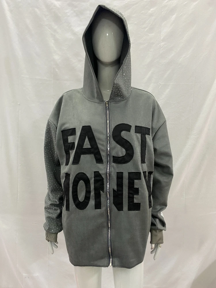 

Winter New Product Personalized Street Cross border Men's and Women's Same Style Heavy Retro Design Sweater Jacket Top