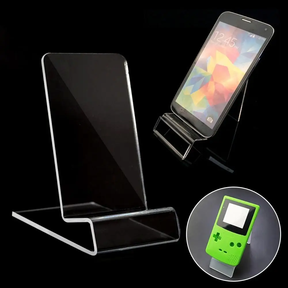 Suporte de acrílico transparente para console de jogos, compatível com Game Boy GB, GBC, GBA, GBP, PSP, NDS, 3DS, 2DS, PSV e PS Vita.