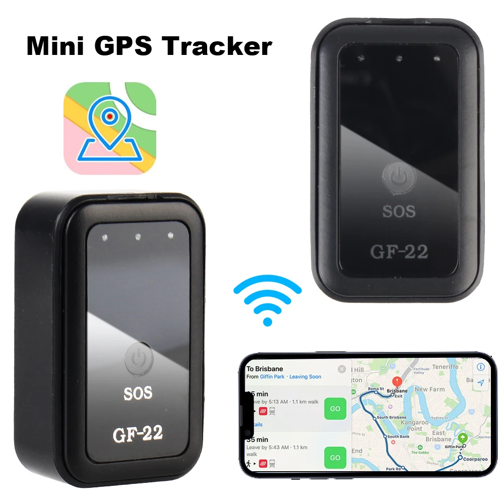 Mini Car Tracker Anti-theft GPS Tracker SOS emergency help GPS Real Time Tracking Locator Device Real-time Vehicle Locator