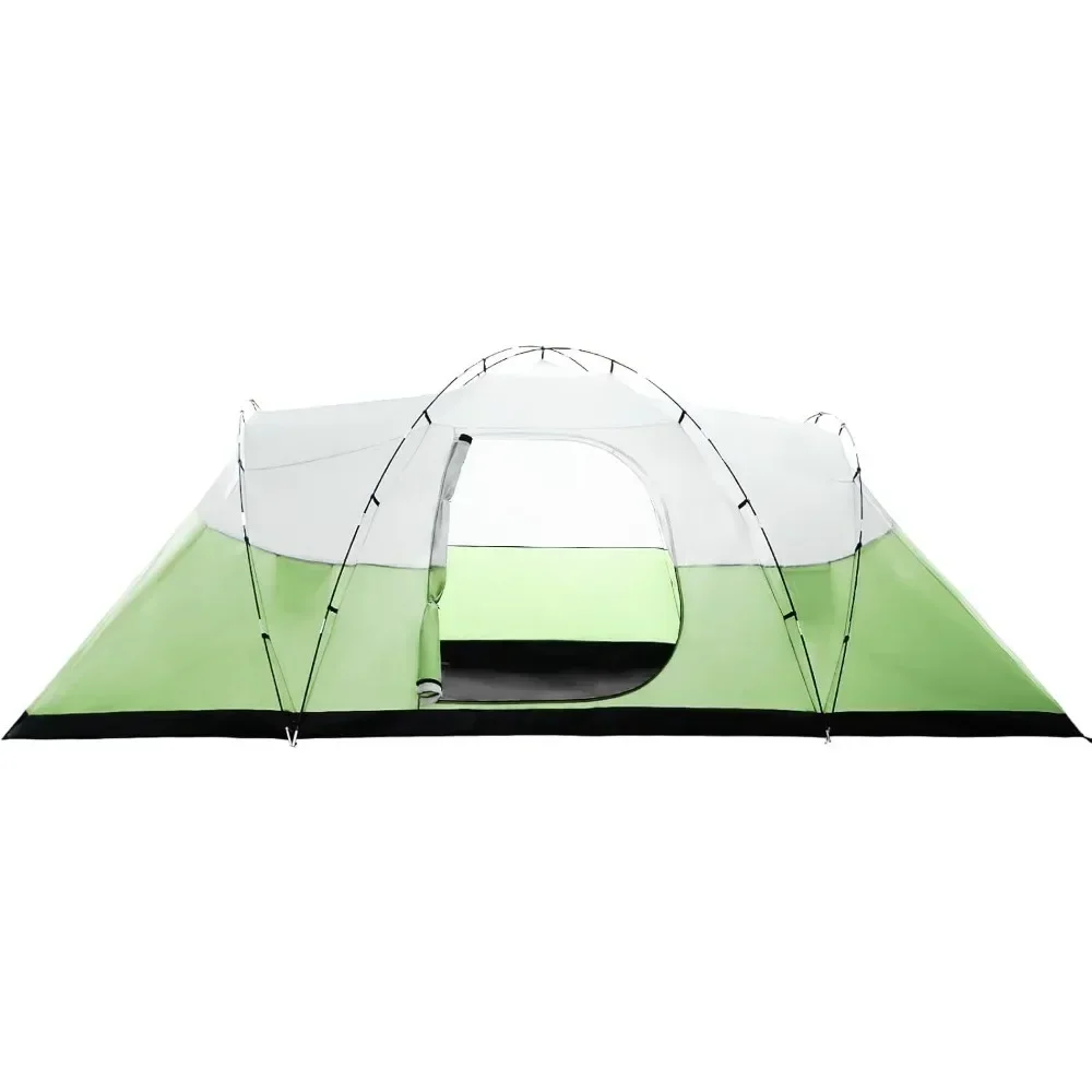 10 Person Tent Camping, Everyone Camping Tent with Rain Flies, Heavy Waterproof, Easy Dome Tent, Party (18 ft x 9.8 ft x 78 in)