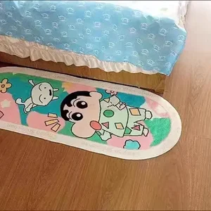 Kawaii Crayon شين تشان سجادة لغرفة النوم ، بطانية بجانب السرير ، غرفة المعيشة ، الأدوات المنزلية ، طاولة القهوة ، عدم الانزلاق ، أنيمي ، جديد أفضل 10 سجادة أنيمي مبيعا - رقم 10