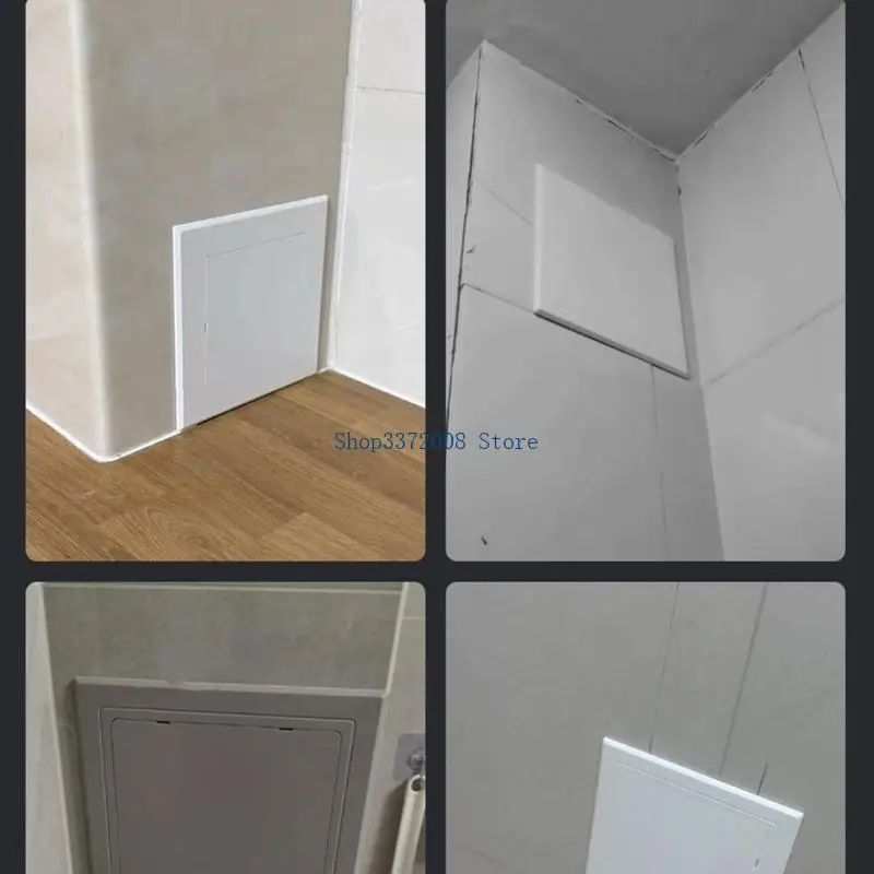 No Drill Wall Mounted Access Panel Cover Plastic Opening Flap Cover Plate