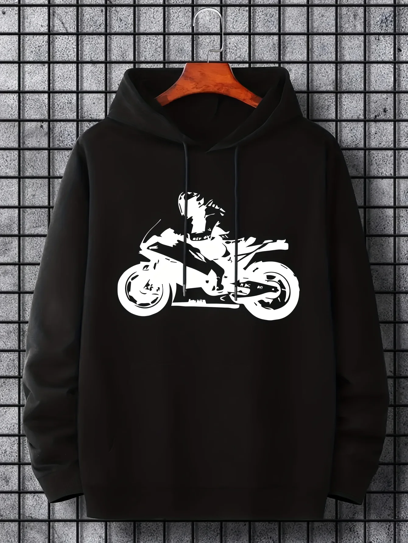 

Мужская толстовка с капюшоном и принтом на шнурке, высококачественный пуловер с капюшоном и длинными рукавами, всесезонные повседневные повседневные спортивные топы, новинка