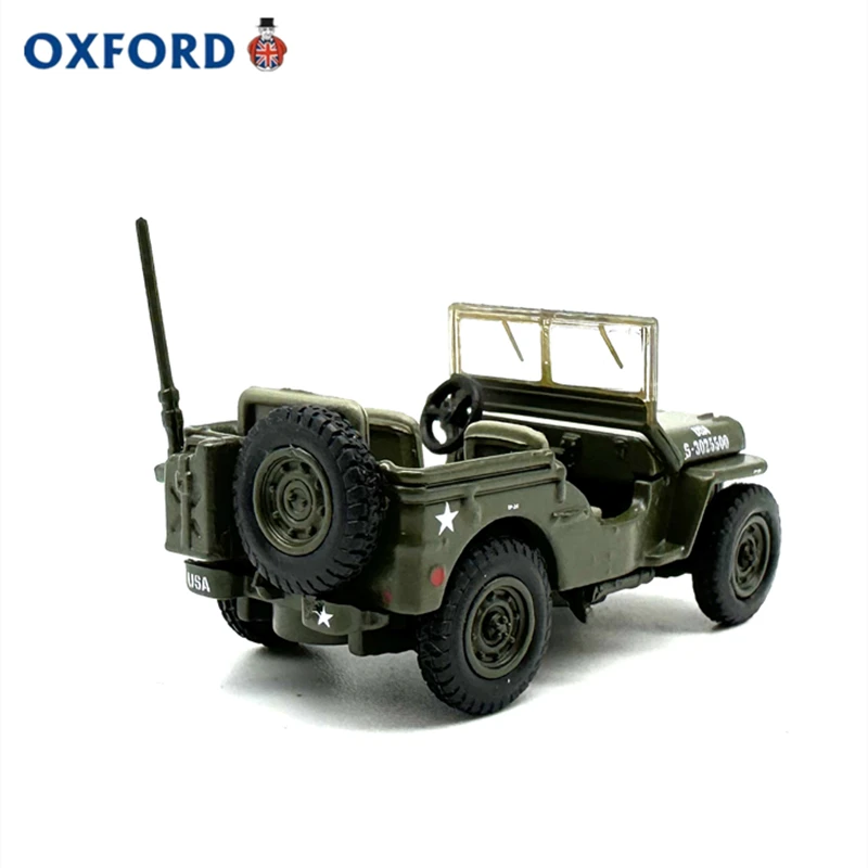 Diecast OXFORD 1:76 Scale II U.S. Army Off-road Reconnaissance Armored Vehicle Alloy Car Model Collectible Toy Gift Souvenir