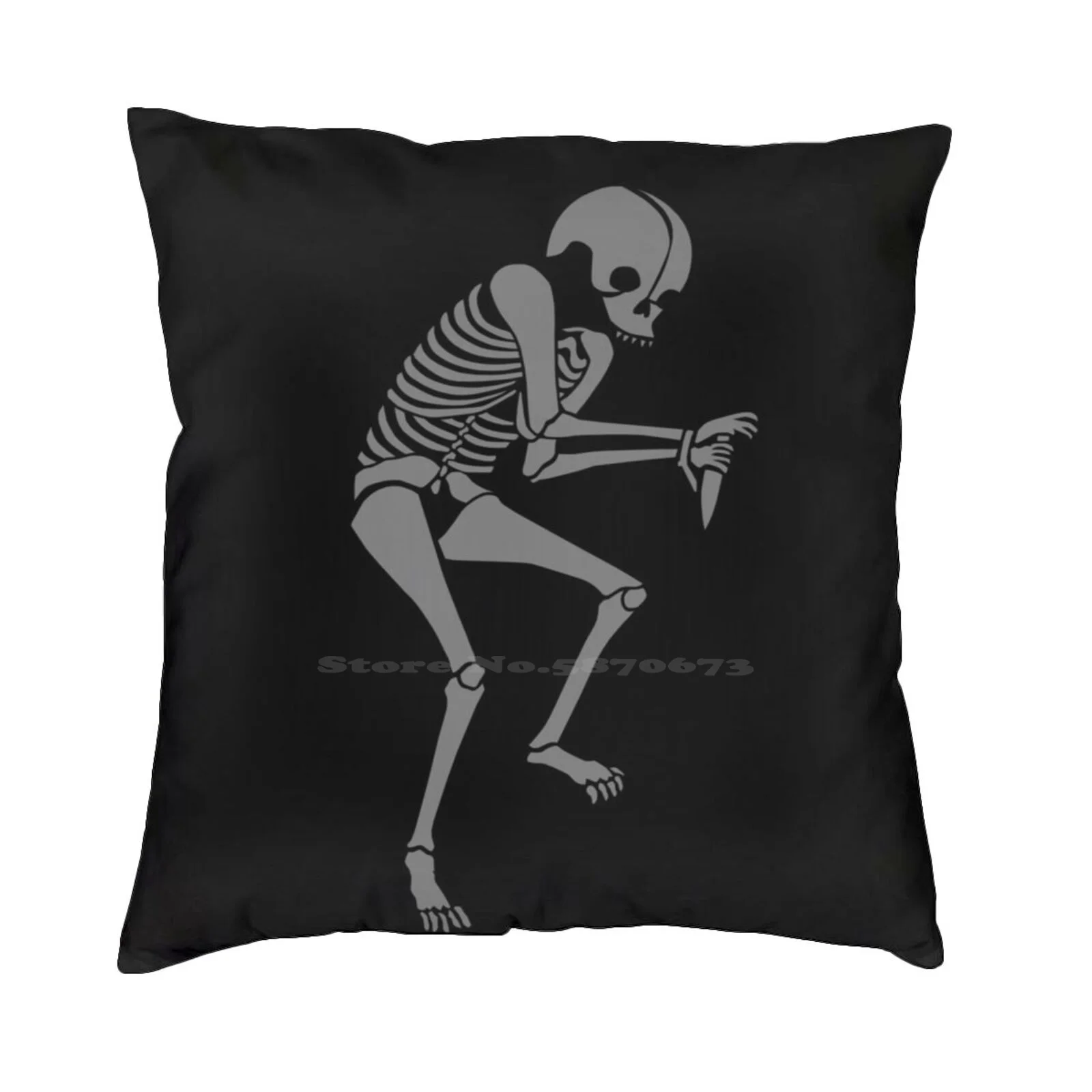 Sneak Reaper Throw Cushion Pillow Cover Pillowcase Sneak Reaper Grim Reaper Ed Calderon Tactics Survival Manifesto Sneakreaper