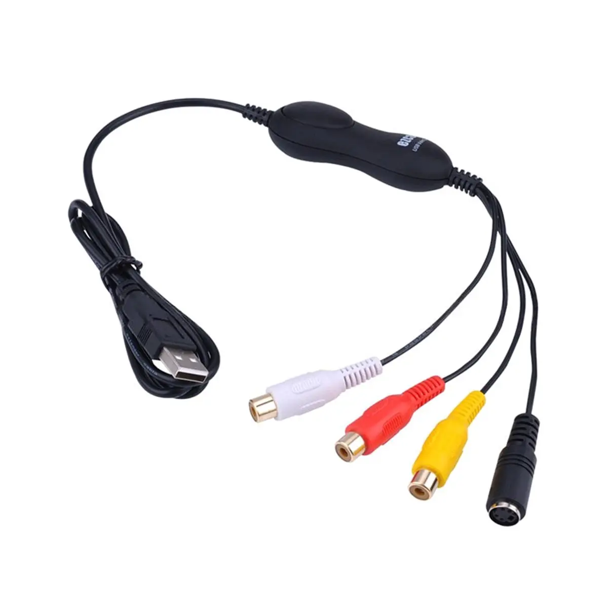 ABGN  158 USB 2.0 Audio Video Capture Card AV S-Video Analog Video Recording for Player V8 Hi8 Camcorder Camera Win/IOS