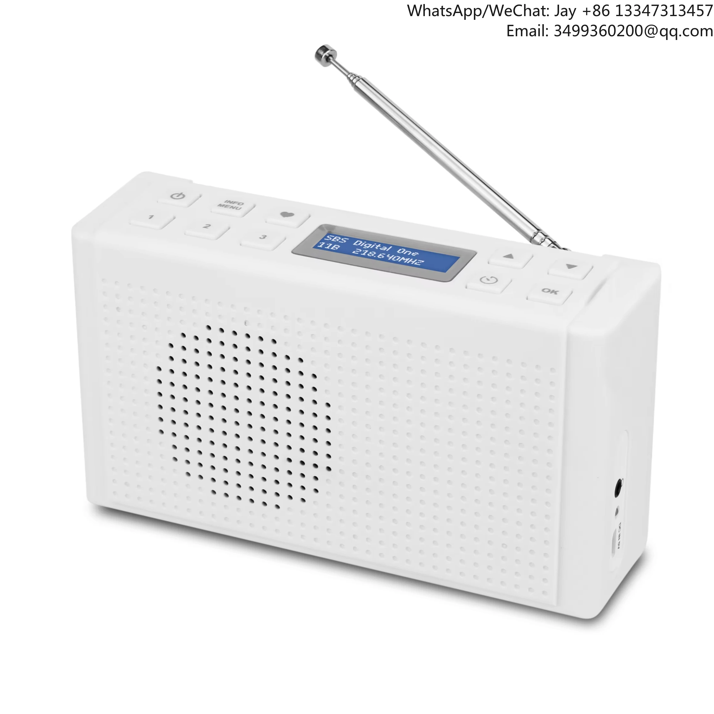 

Hot Sale Portable Mach 1200 Cabinet/Kitchen DAB Radio With BT
