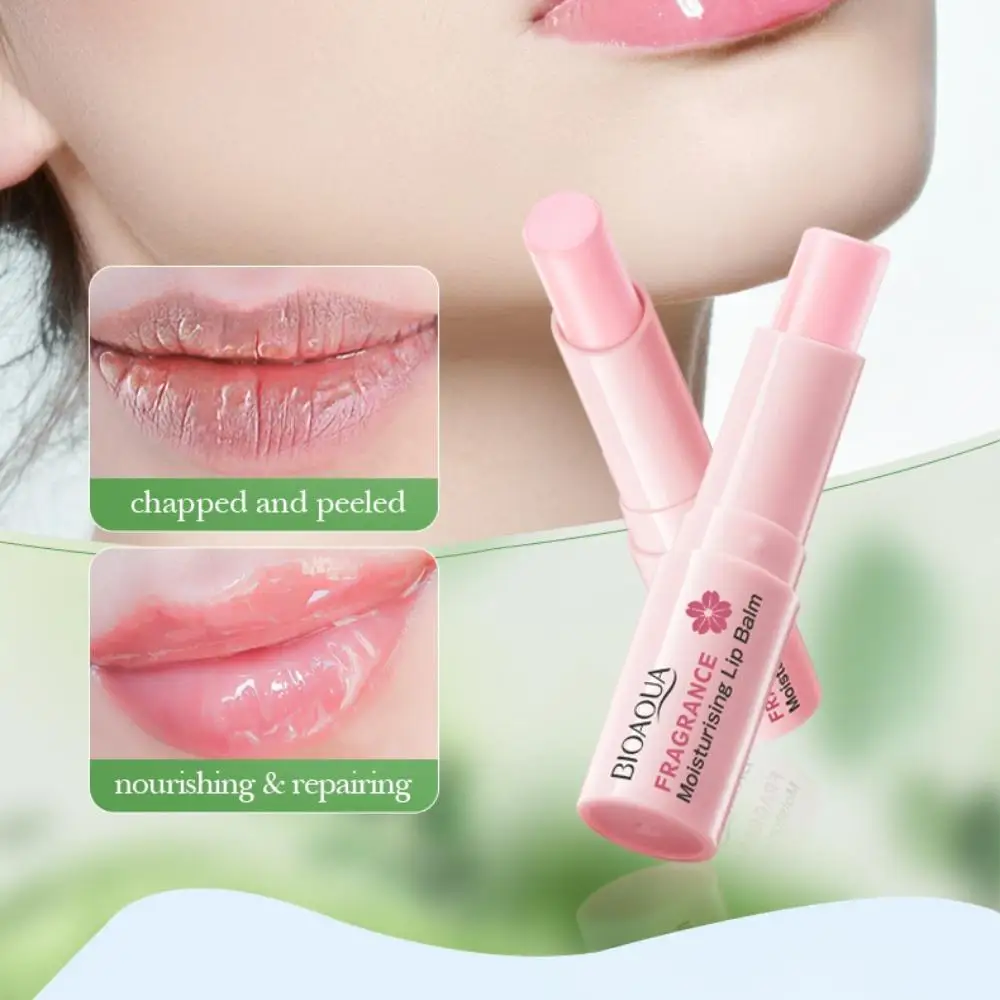 

2/5 шт. BIOAOUA Blossom Fragrance Питательный бальзам для губ Глубокое увлажнение Увлажняющий уход за губами Губная помада против растрескивания Маска для губ