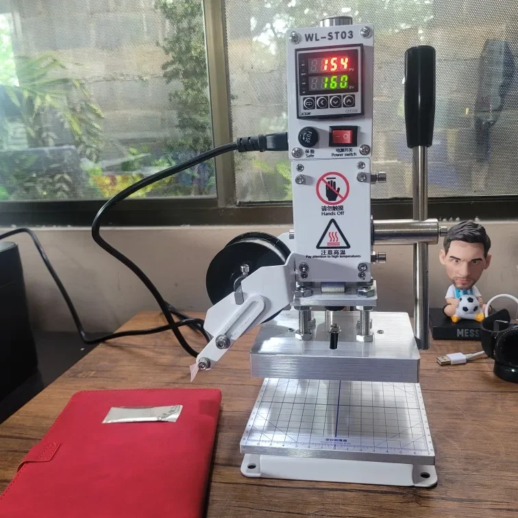 

Hot foil stamping machine 10x13cm start up kits complete supplies tools +Capital Alphabets Molds 2 sets + Foil rolls 4 pcs