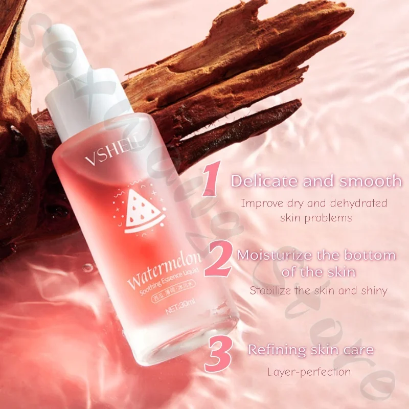 Plant-grain watermelon essence oil 30ml moisturizing moisturizing shrink pores soothe skin and clear melanin balance water oil