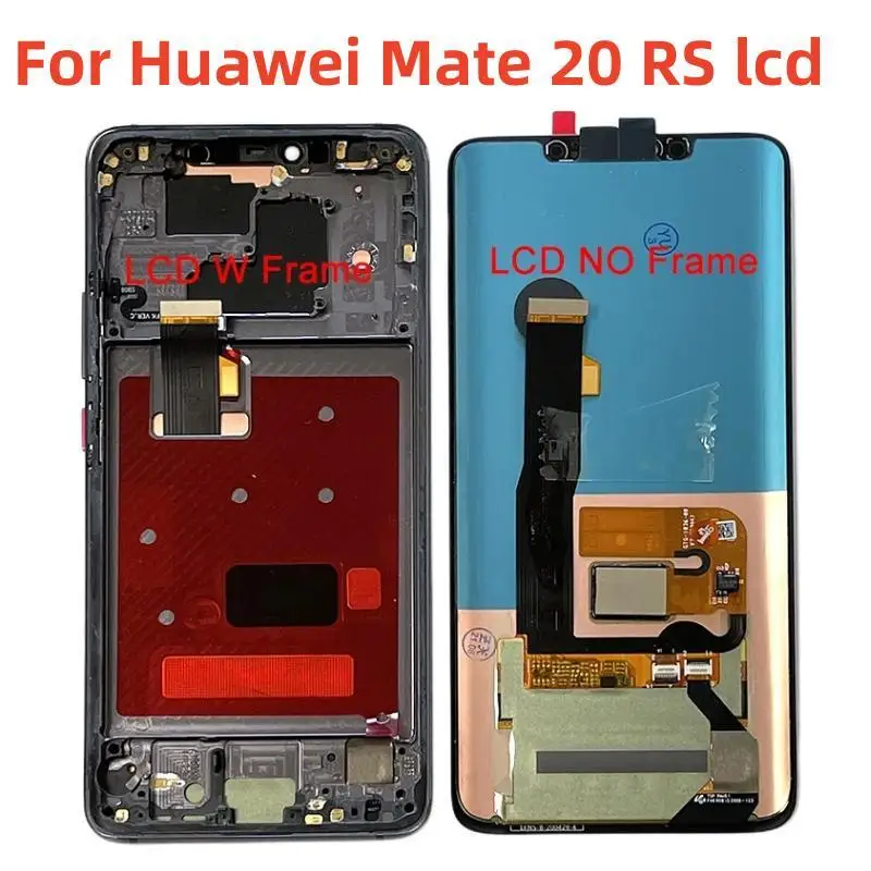 

6.39"OLED Original For Huawei Mate 20 RS Porsche Design LCD Display Screen Frame Touch Panel Digitizer For Huawei Mate 20 Pro