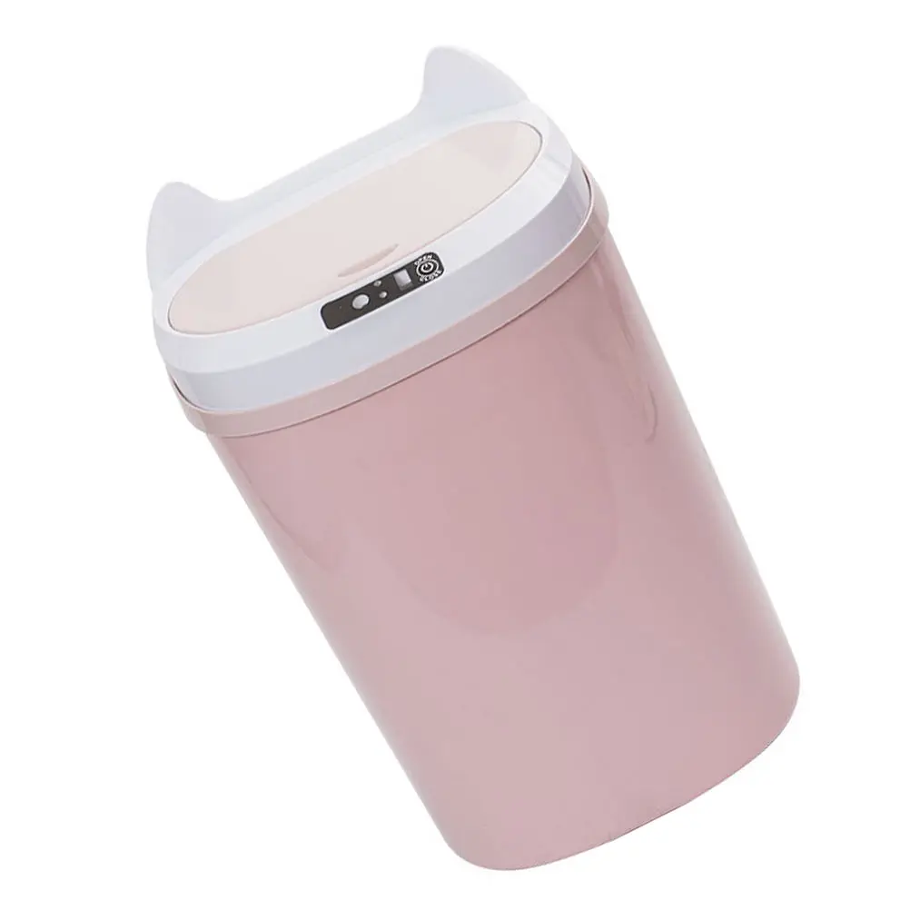 

Smart Induction Trash Can Automatic Rechargeable Operated Garbage Bin For Home Hotel Dorm Intelligent Waste Container