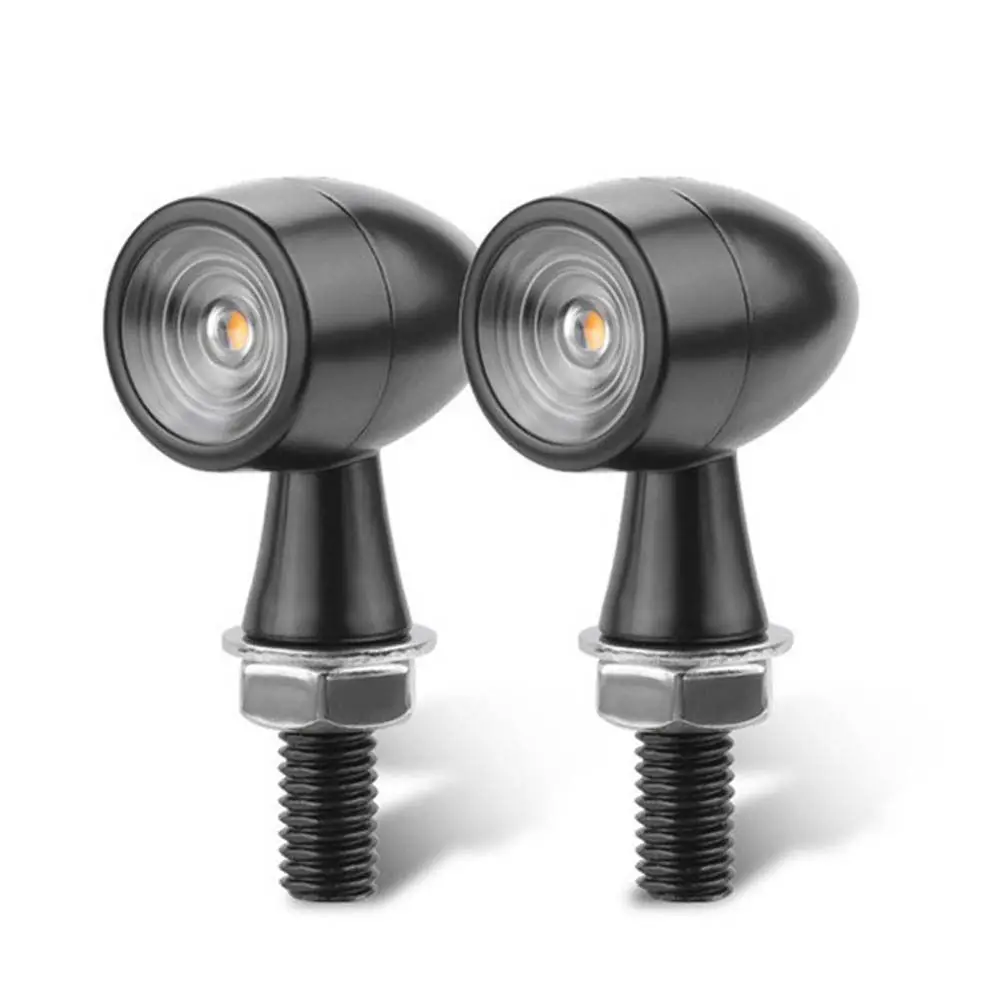 Motorcycle Lighting Aluminium Mini LED Turn Signal Moto flashing Light Motorcycle Blinker Motorcycle Running Indicator Lamp