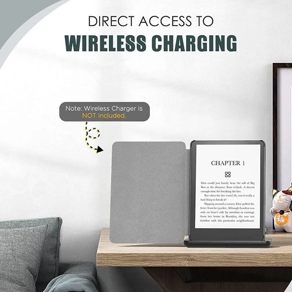 

10/11/12th Generation 6 6.8 7 inch e-Reader Case Auto Sleep/Wake Leather Protective Shell for Kindle Paperwhite 1/2/3/4/5 2024