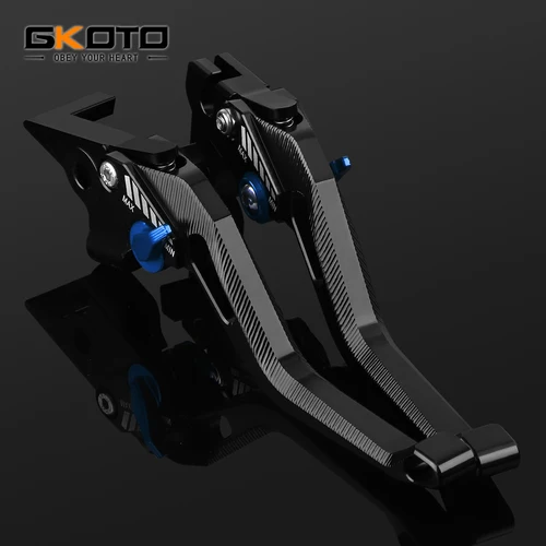 Imagen 2 del producto Para Yamaha YZFR3 MT-03 YZFR25 MT25 MT-25 YZF R3 R25 motocicletas CNC aluminio 5D manillar palancas de embrague de freno cortas ajustables
