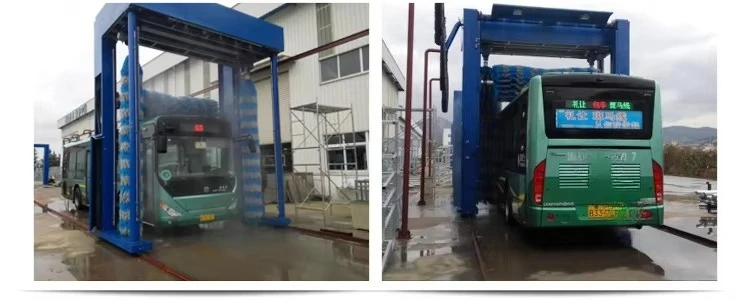 Automatic Touchless Electric Power Source Bus and Truck Wash Machine