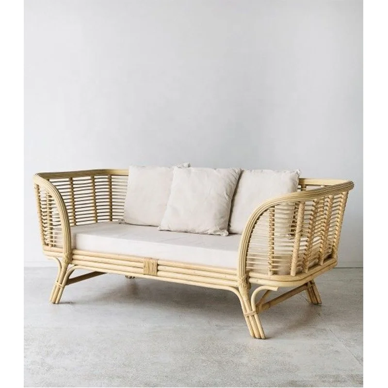 Garden Outdoor Furniture Living Room Cane Sofa Recliner