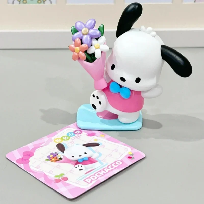 Sanrio Hello Kitty 50th Anniversary Series Schedule Is Full Of Happy Series Anime Figure Model Doll Toys Collectible Gift Toys