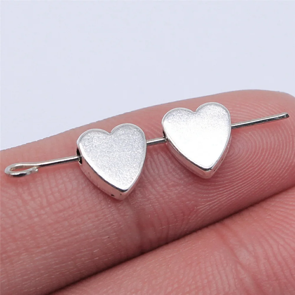 Jewelry Making Supplies Heart Beads Crafts Pendant 20pcs